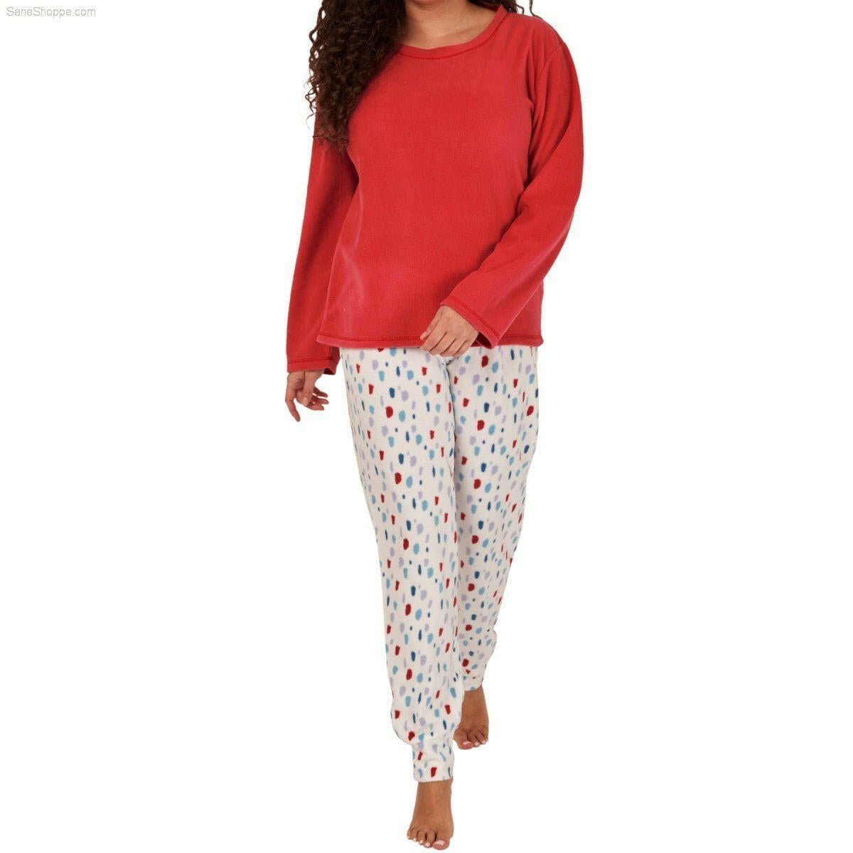 Pajama Sets Womens Red Thermal Pajamas GAP Women's Long Sleeve