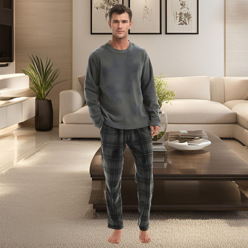 "10 Reasons Why the 'Mens Thermal Fleece Pyjama Set' Will Revolutionize Your Sleep Game SaneShoppe🔥💤"
