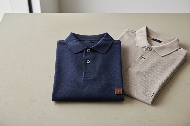 Men's Classic Polo Shirt for High-End Business and Leisure Wear – 100% Cotton Daily Comfort