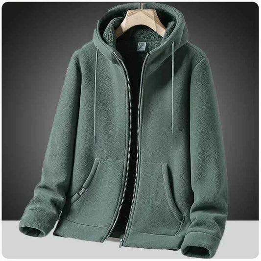 Outdoor Polar Fleece Hoodie Jacket for Men and Women