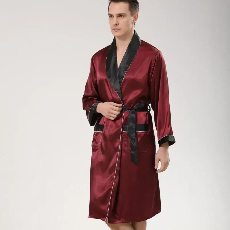 Dressing Gown14:771#Black Red;5:361385