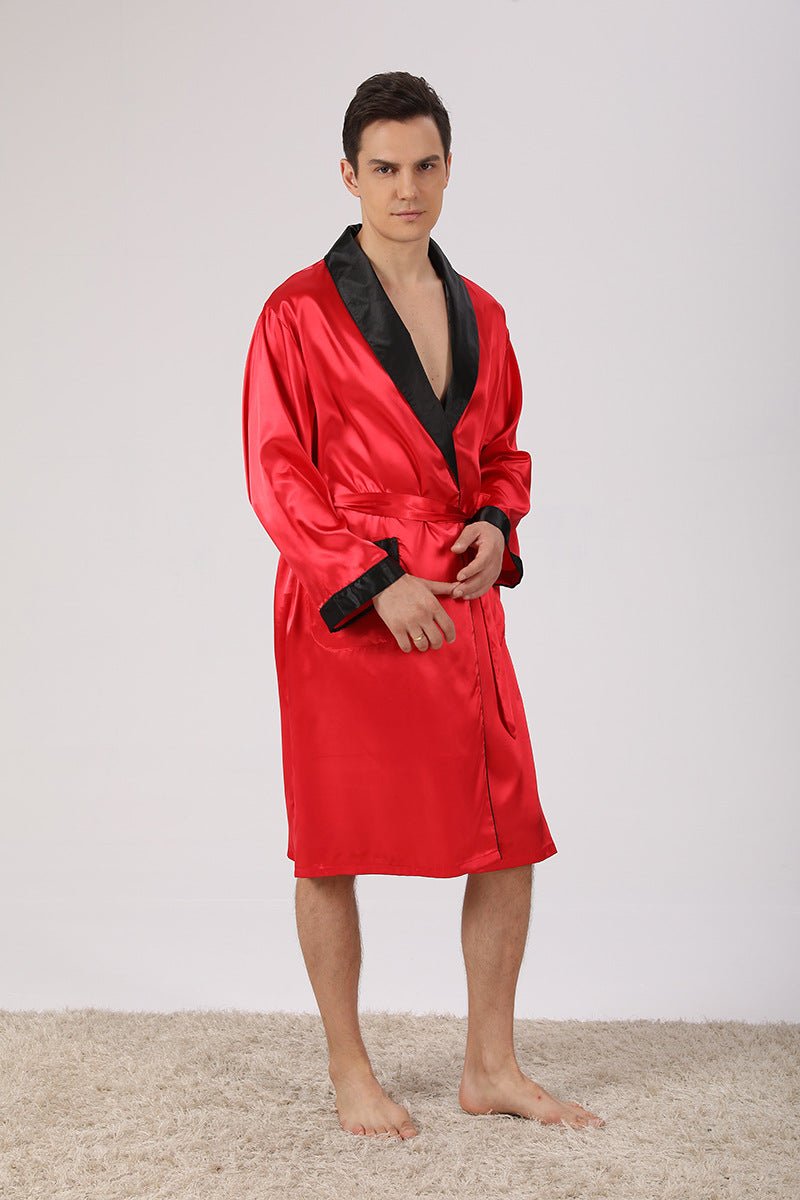 Dressing Gown14:771#Black Red;5:361385