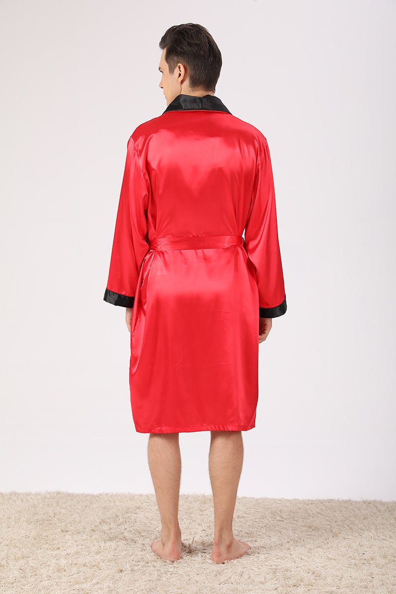 Dressing Gown14:771#Black Red;5:361385