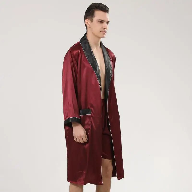 Dressing Gown14:771#Black Red;5:361385