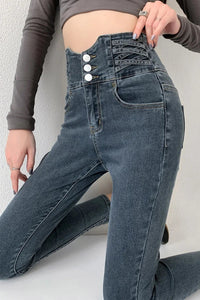 Jeans14:771#Blue Gray 3 Buttons;5:100014066