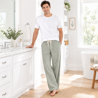 Men's Cotton Plaid Pajama Pants - Comfortable & Stylish Casual Sleepwear