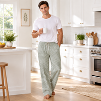 Men's Cotton Plaid Pajama Pants - Comfortable & Stylish Casual Sleepwear