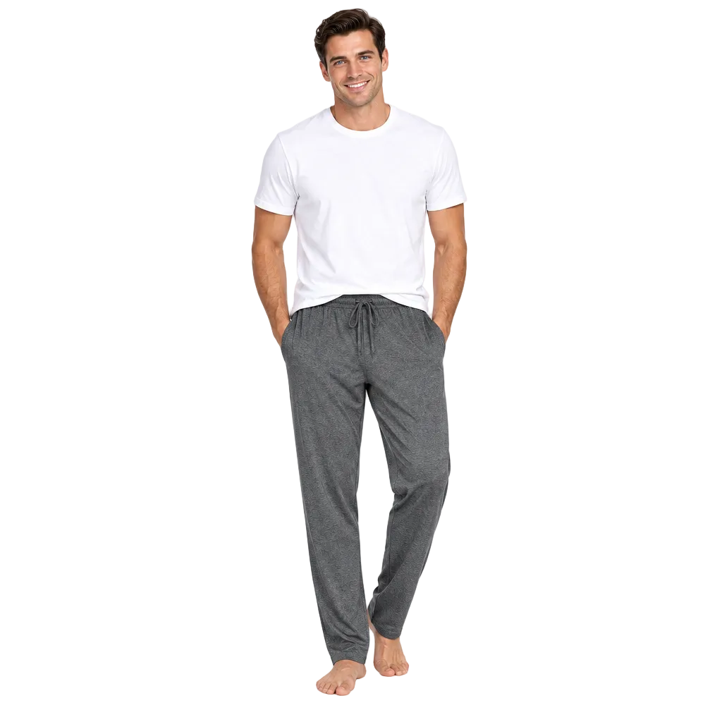 Comfort Meets Style: Men's Casual Cotton Sleeping Pants for Effortless Relaxation