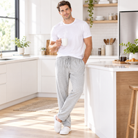 Comfort Meets Style: Men's Casual Cotton Sleeping Pants for Effortless Relaxation