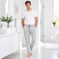 Comfort Meets Style: Men's Casual Cotton Sleeping Pants for Effortless Relaxation