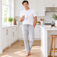 Comfort Meets Style: Men's Casual Cotton Sleeping Pants for Effortless Relaxation