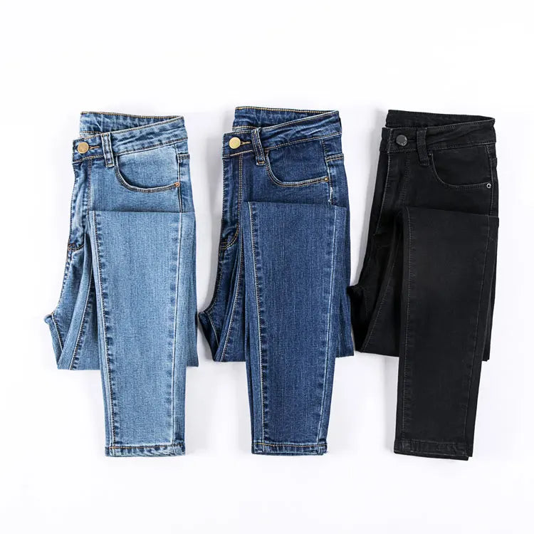 Jeans Female Denim Pants Black Color Womens Jeans woman Donna Stretch Bottoms Skinny Pants For Women Trousers