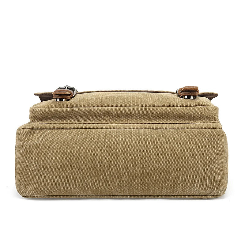 Men's Canvas Crossbody Messenger Bag – Vintage Shoulder Bag