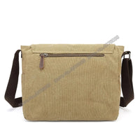 Men's Canvas Crossbody Messenger Bag – Vintage Shoulder Bag