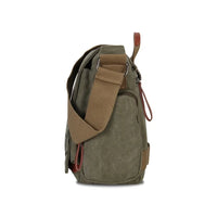 Men's Printed Canvas Crossbody Messenger Bag – Vintage Travel Shoulder Bag