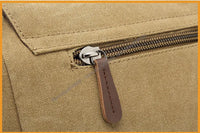 Men's Canvas Crossbody Messenger Bag – Vintage Shoulder Bag