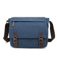 Men's Canvas Crossbody Messenger Bag – Vintage Shoulder Bag