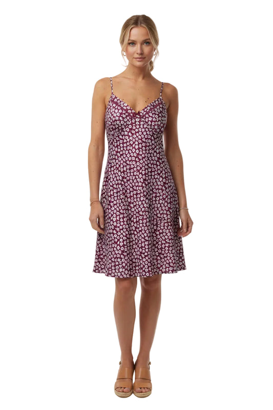 Ladies Satin Chemise Size 8 to 20 in Petit Fleur Print with Faggotting Trim