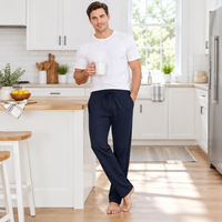 Comfort Meets Style: Men's Casual Cotton Sleeping Pants for Effortless Relaxation