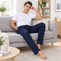 Comfort Meets Style: Men's Casual Cotton Sleeping Pants for Effortless Relaxation