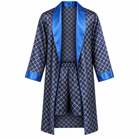 Luxurious Plus Size Men's Silk Robe Set for Ultimate Comfort