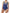 Women's Polka Dotted Navy Blue Lightweight One Piece Swimsuit