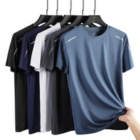 CHRLCK Men's Quick Dry Hiking T-shirt for Outdoor Sports