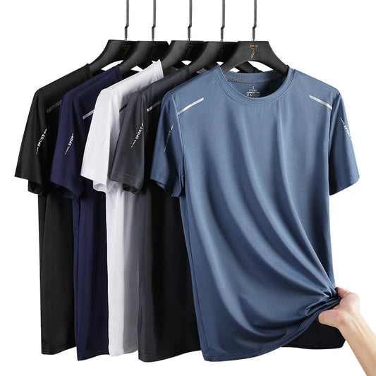 SaneShoppe-Men's Quick Dry Hiking T-shirt for Outdoor Sports by CHRLCK
