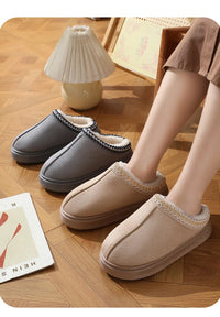 Men's Faux Suede Home Slippers - Comfortable & Stylish Indoor Footwear