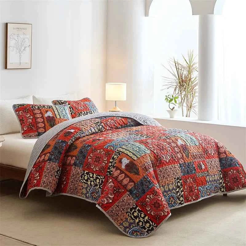 Lightweight Bed Coverlets for All Seasons Soft Bedspreads Queen Quilt Bedding Set with Pillow Shams, Quilt Queen King Coverlet
