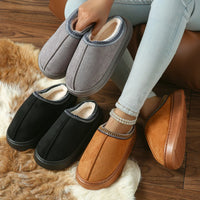 Men's Faux Suede Home Slippers - Comfortable & Stylish Indoor Footwear