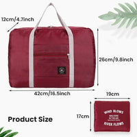 The Ultimate Foldable Travel Duffel Bag – Perfect for Airlines and Weekend Getaways