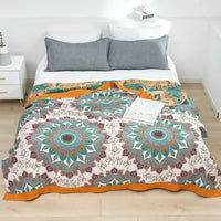 Elevate Your Summer Bliss with Our Boho Summer Cotton Quilt