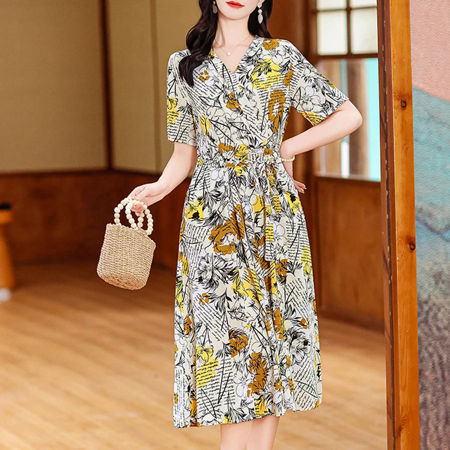 Elevate Your Style with Our Elegant Floral Summer Dress
