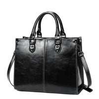 Women Handbag Crossbody Shoulder Tote Bag Genuine Leather Shopping Fashion Office Female Real Cowhide Messenger Top Handle Bags - Genuine Leather Women Handbag
