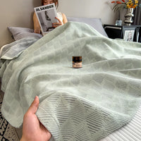 Experience Ultimate Comfort with Our Luxury Cotton Throw Blanket