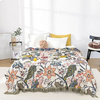 Elevate Your Summer Bliss with Our Boho Summer Cotton Quilt