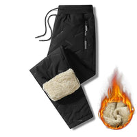 Men's Thermal Fleece Sweatpants - Cozy, Warm, and Ready for Winter Adventures