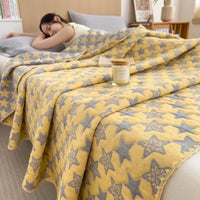 Experience Ultimate Comfort with Our Cotton Three-Layer Towel Blanket