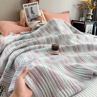 Experience Ultimate Comfort with Our Luxury Cotton Throw Blanket