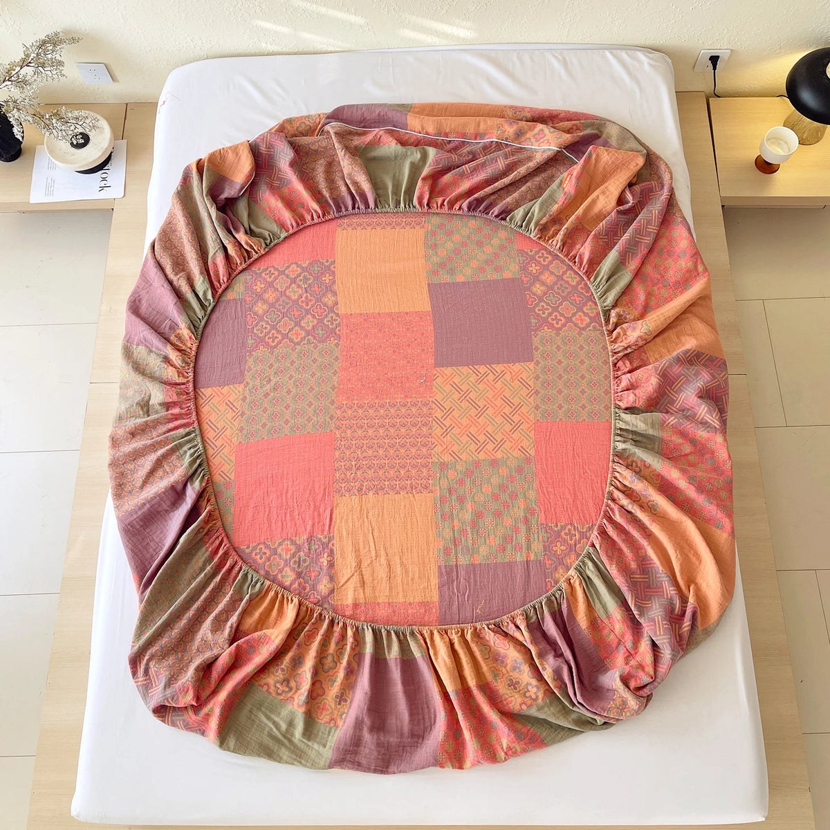 Luxurious Cotton Bed Sheets - Experience Ultimate Comfort with Our Jacquard Fitted Sheets