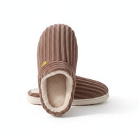 Cosy Comfort: Shevalues Winter Men Slippers – Fluffy Indoor Cotton Boots