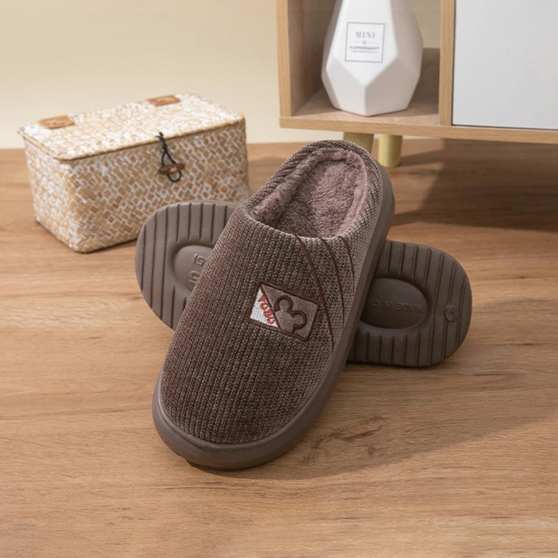 Luxury Women's Plush Slippers - Soft and Elegant Indoor Footwear