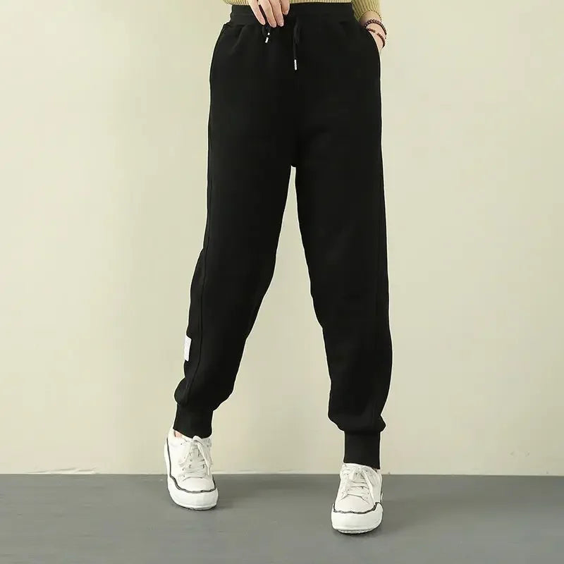 Female Trousers Sports Joggers Jogging Women's Pants Korean Fashion Pencil Sweatpants Fitness Trends 2024 -25 Outfits 90s Casual Xxl