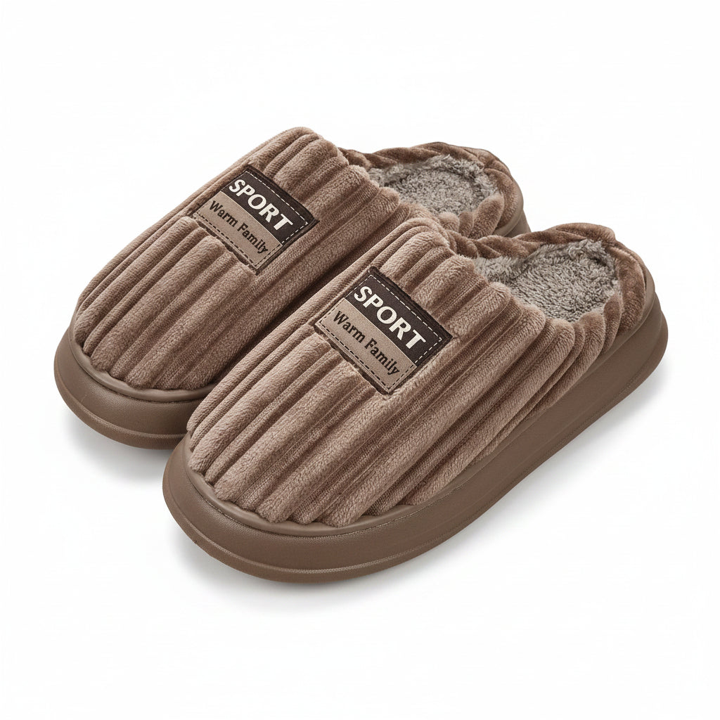Men's Suede Memory Foam Slippers - Comfortable, Cozy Indoor Footwear