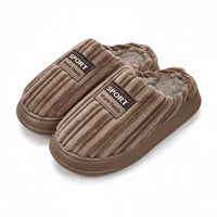 Men's Suede Memory Foam Slippers - Comfortable, Cozy Indoor Footwear