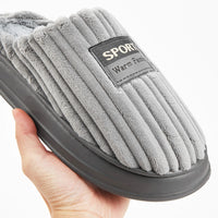 Men's Suede Memory Foam Slippers - Comfortable, Cozy Indoor Footwear