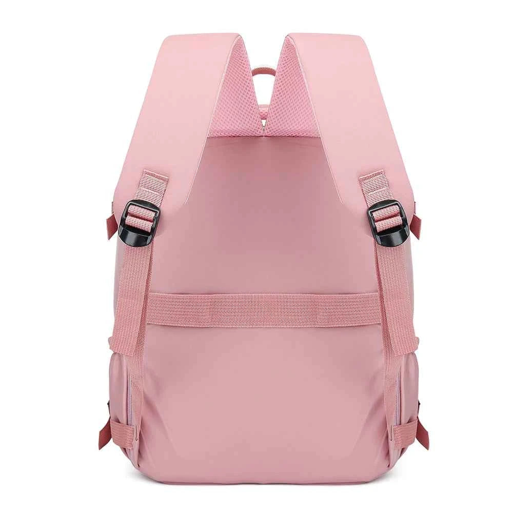 180 °   Open Cabin Backpack, Airline Approved Carry on Nylon Bag with Shoe Compartment for Flight, Business & Weekend Trips
