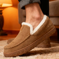 Luxury Men’s Winter Slippers - Plush Comfort for Home Relaxation