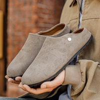 Men's Comfort Suede Clog Slippers - Luxurious Style Meets Ultimate Relaxation
